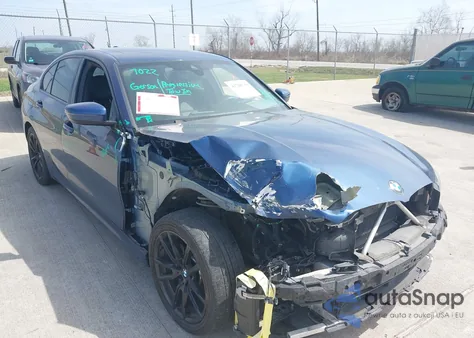 2022 BMW 330I z USA, uszkodzony, nr VIN 3MW5R1J06N8C32399